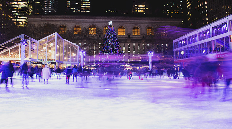 patinoire, ice, skate, patiner