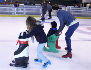 patiner avec enfants